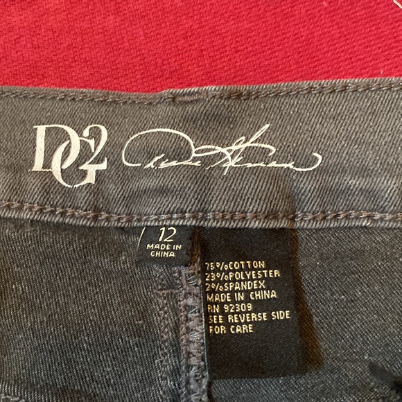 Diane Gilman DG2 brand jean ombré grey to black. - Picture 4 of 6